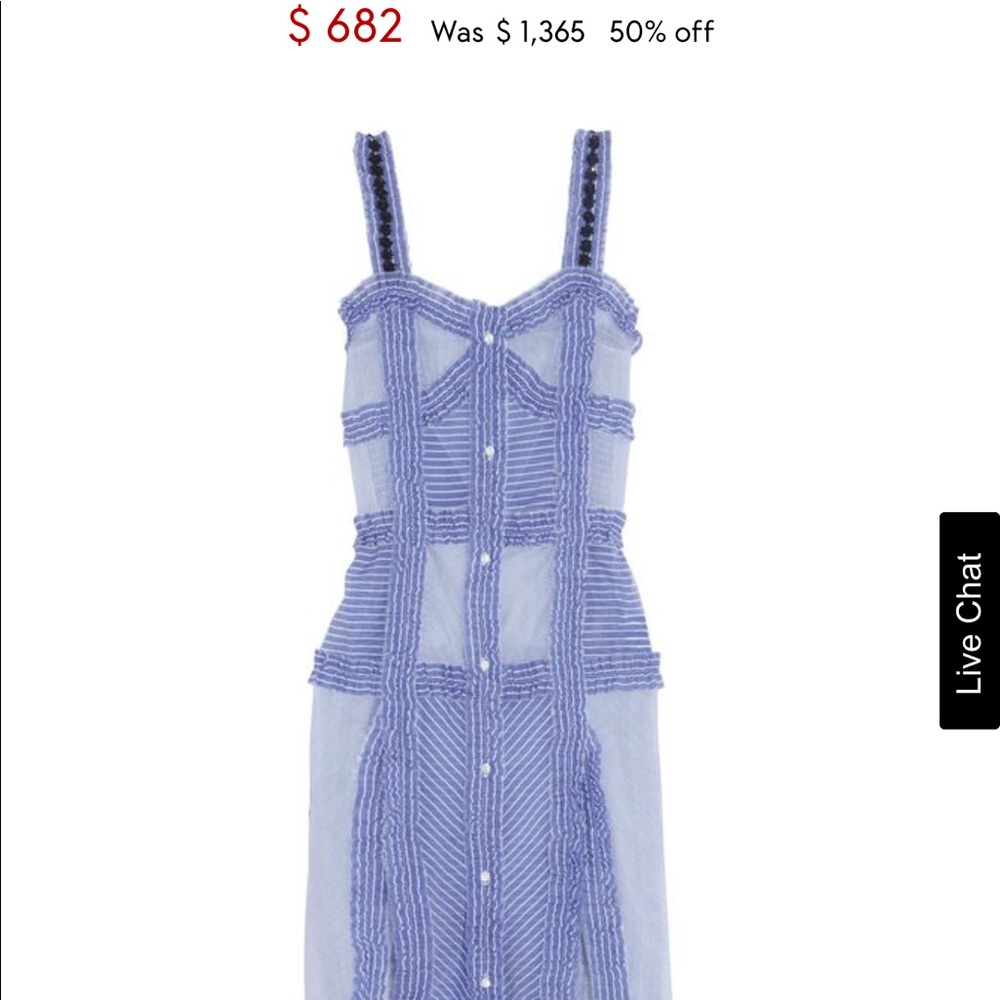 Blue Attico Dress - Picture 6 of 7